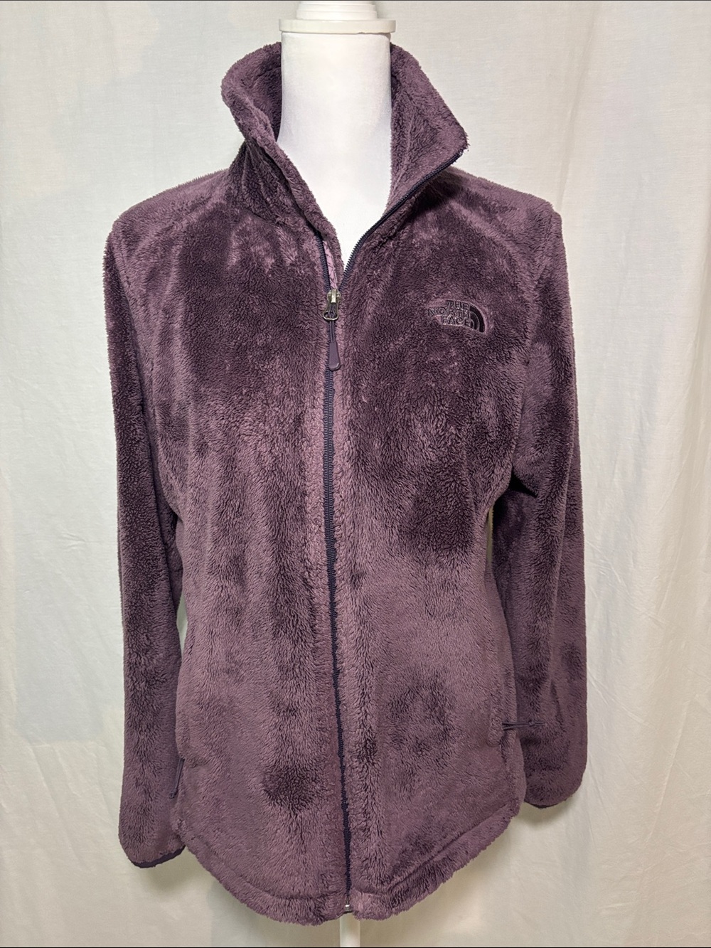 The North Face Women's Plush Full-Zip Jacket in Plum